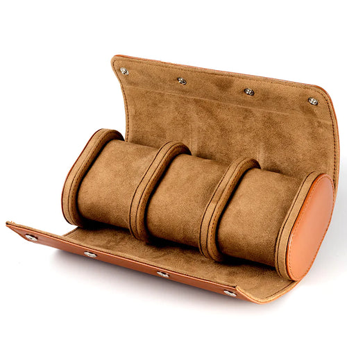 Premium Leather Watch Roll